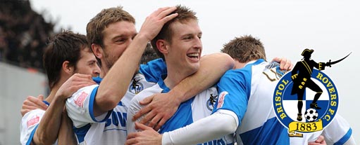 An image of some of the Bristol Rovers players.